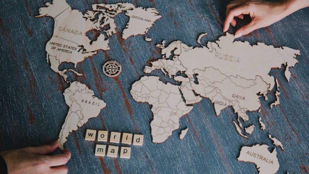 mapa del mundo para elegir el seguro de viaje adecuado